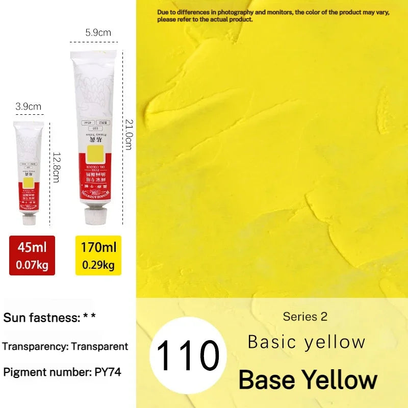 Winsor & Newton 45Ml Oil Painting Pigment Tube Acrylic Paint Artist Drawing Graffiti Gouache Fabric Glass Oil Water Color Paint