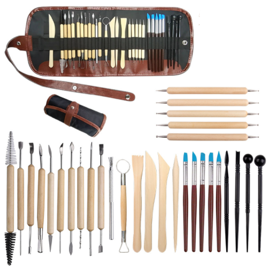 30Pcs Clay Sculpting Carving Pottery Tool Set
