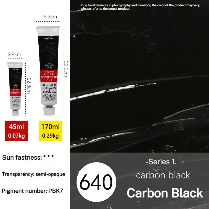 Winsor & Newton 45Ml Oil Painting Pigment Tube Acrylic Paint Artist Drawing Graffiti Gouache Fabric Glass Oil Water Color Paint